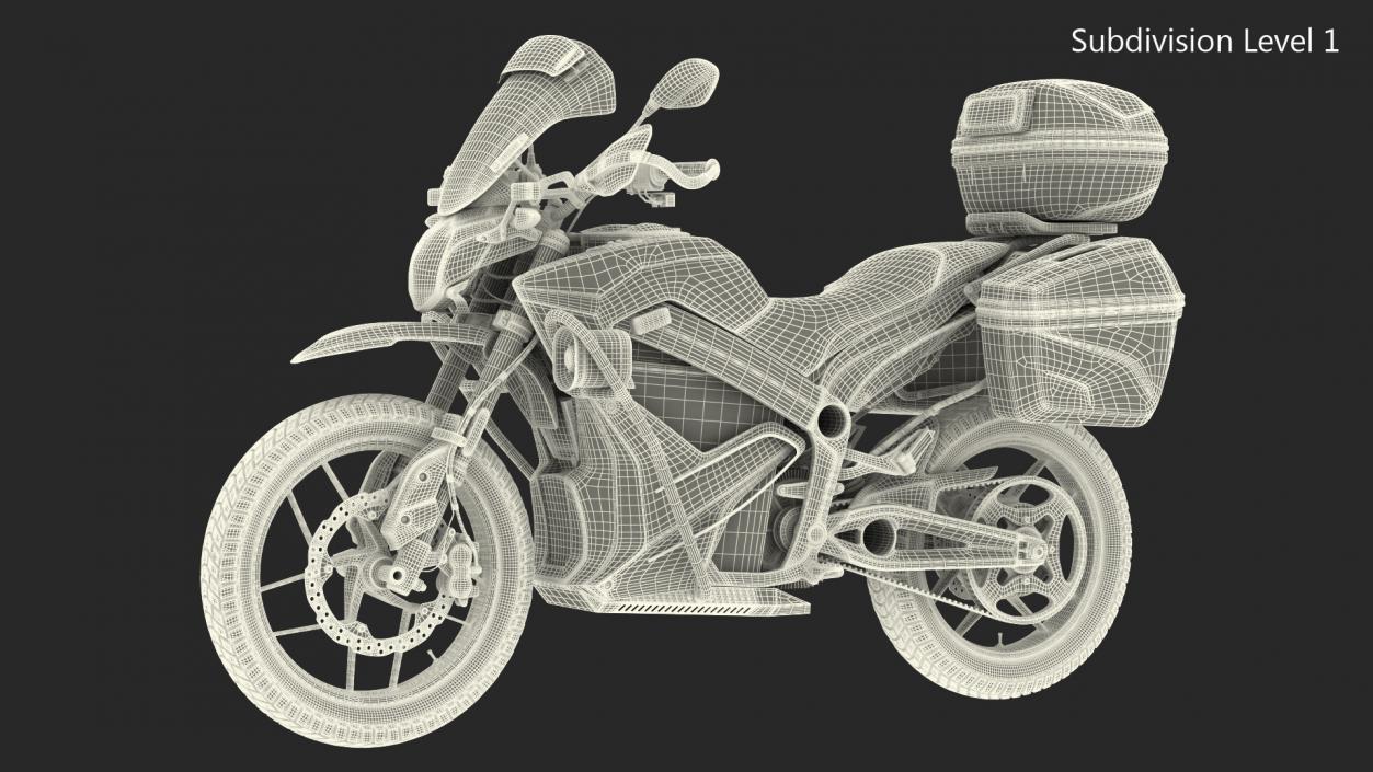 3D Zero DSRP Electric Police Motorcycle