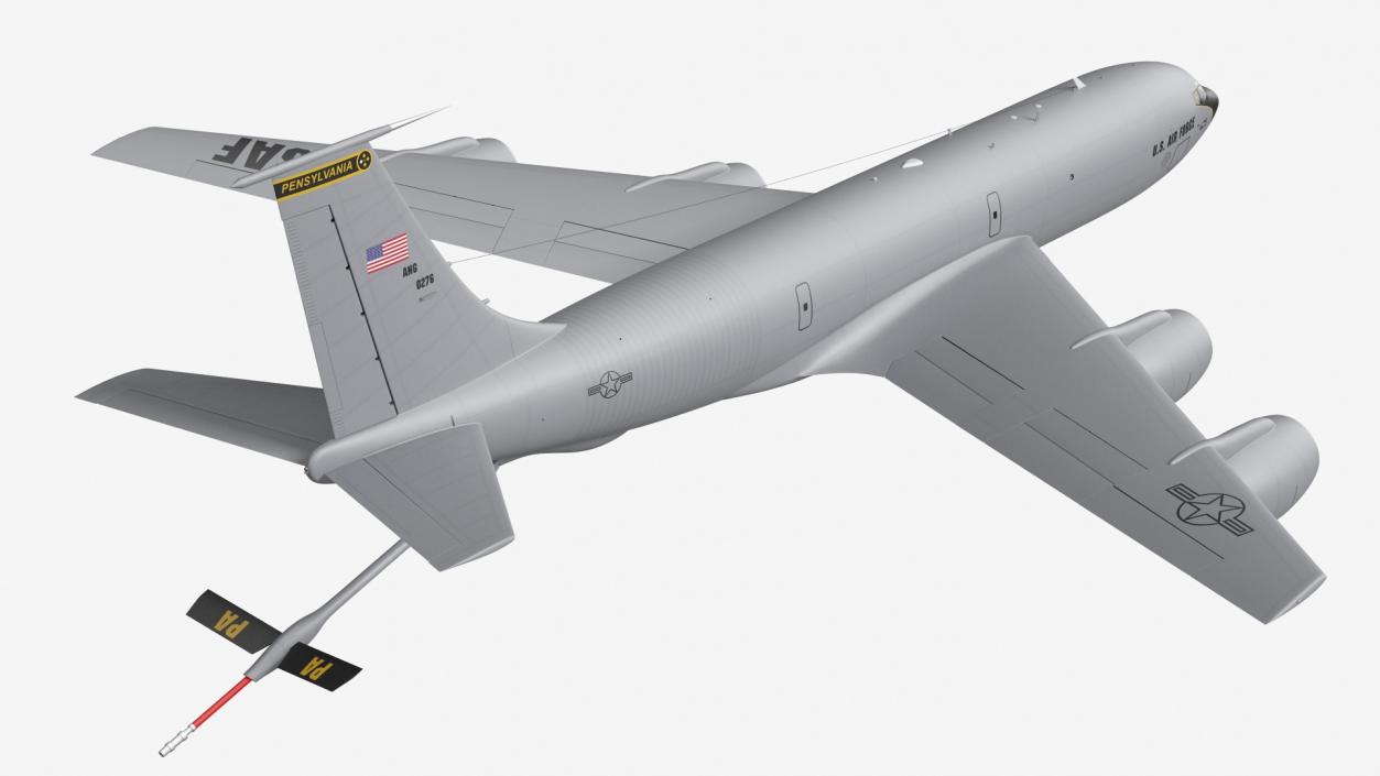 3D model Boeing KC 135 Stratotanker Refueling Aircraft