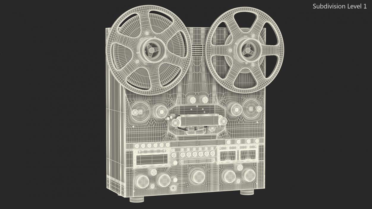 3D Open Reel Tape Machine M 063 H5