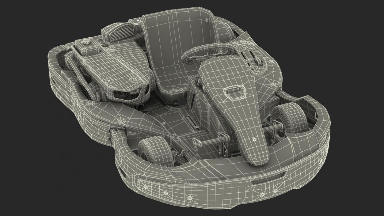 3D model SODI RX8 Kart Rigged