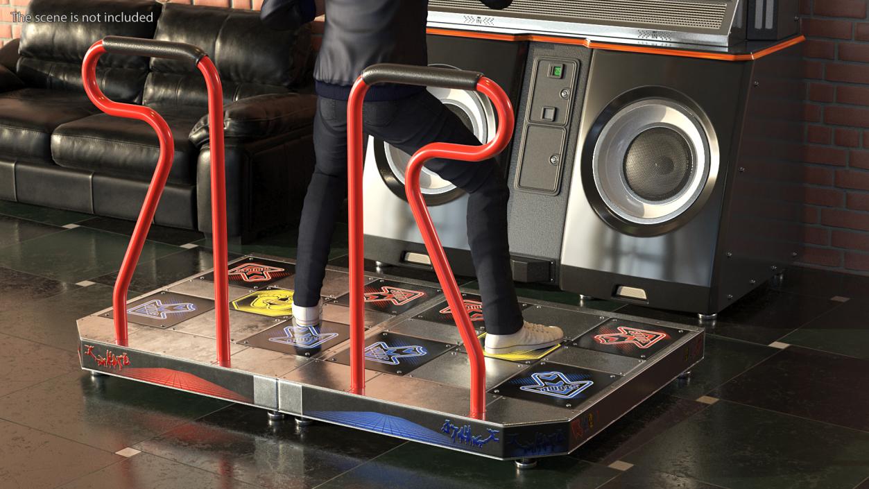 3D model Dance Arcade Machine