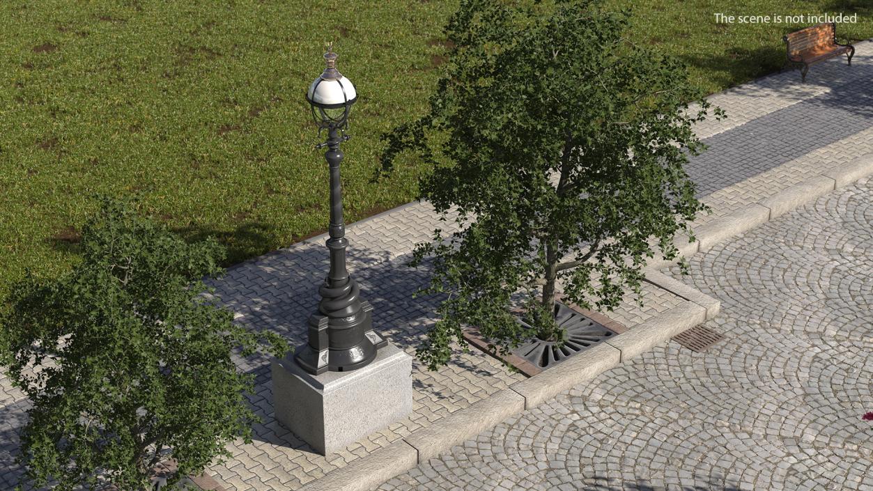 3D Outdoor Decorative Street Lantern model