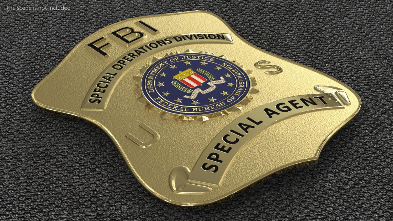 FBI Badge 3D model