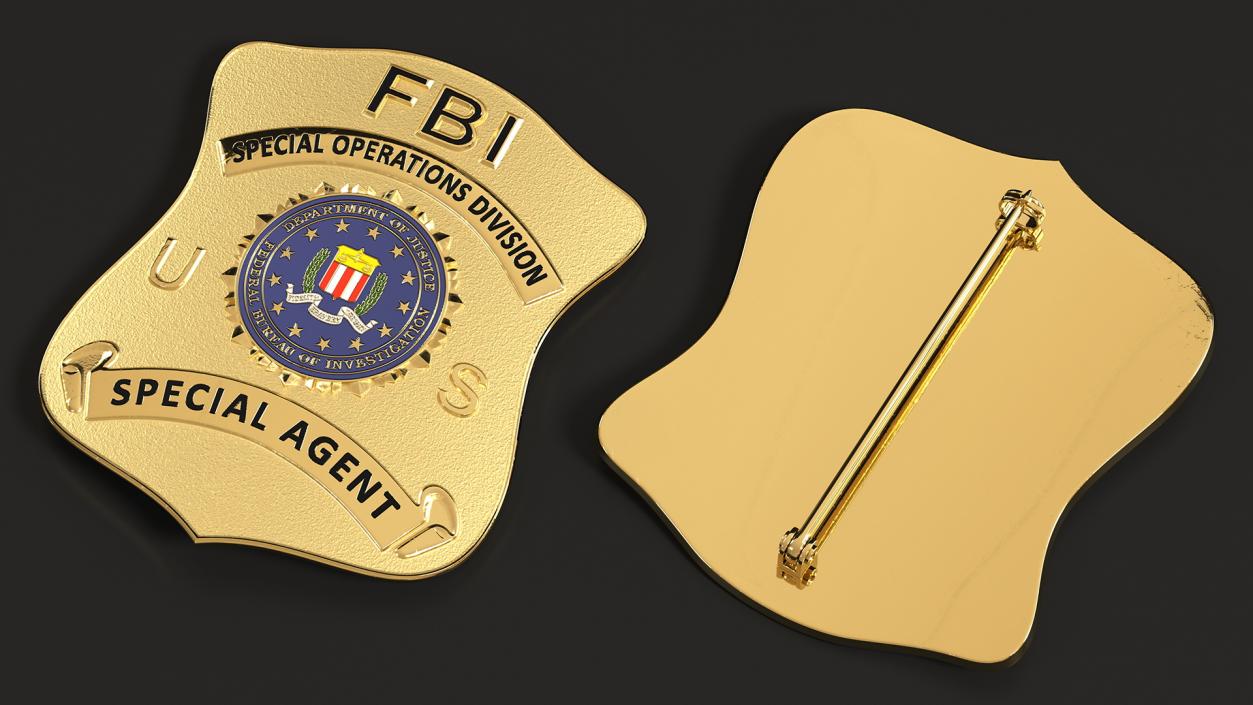 FBI Badge 3D model