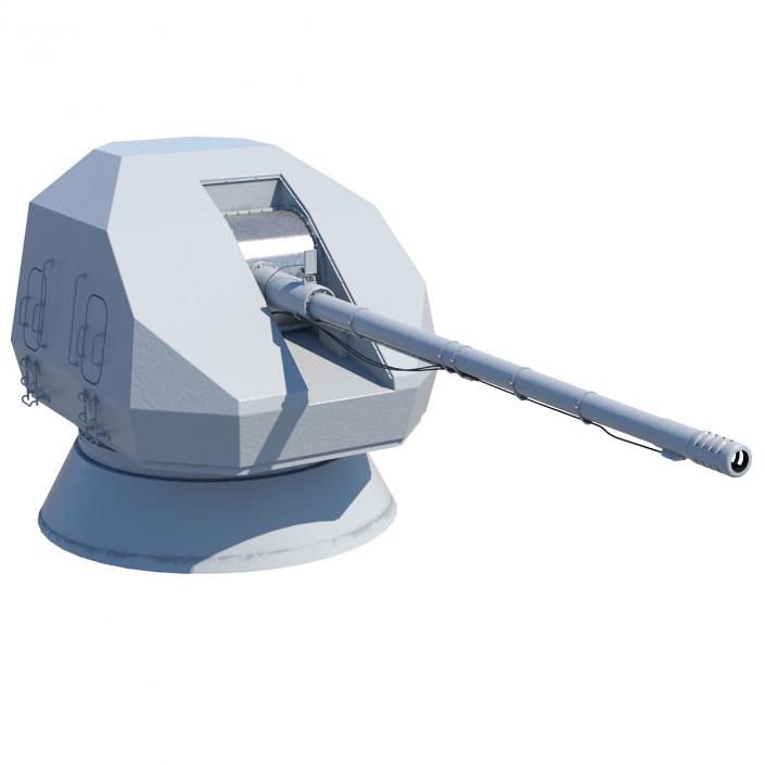 A192M 130 mm Naval Gun System 3D model