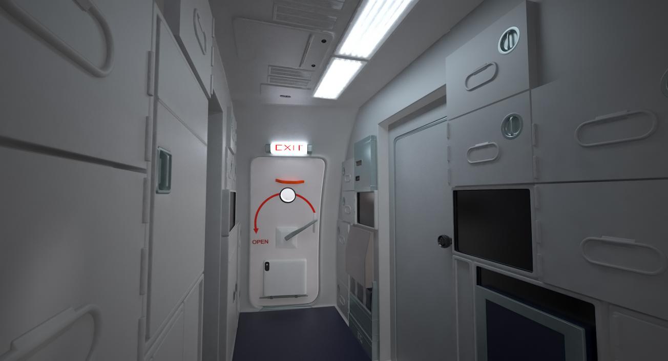 3D Boeing 737-900 with Interior Generic