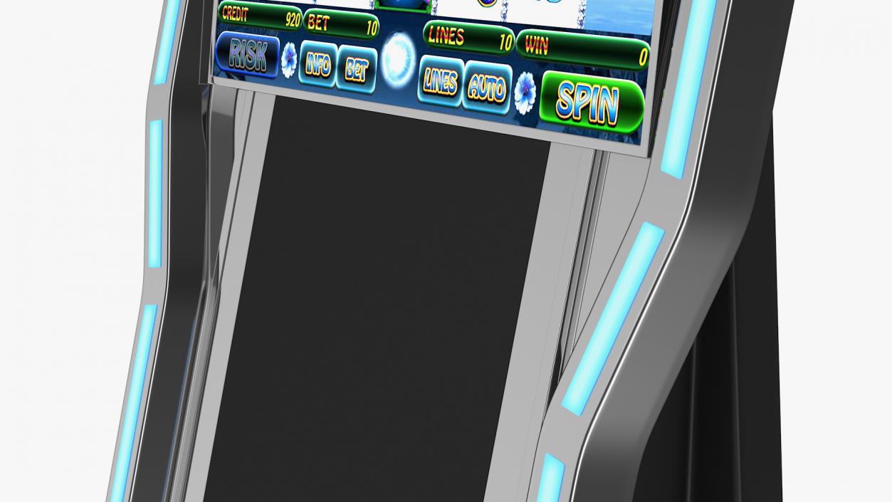 Casino Slot Machine Display 3D