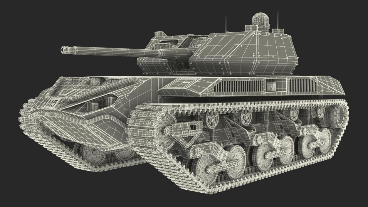 3D Ripsaw M5 Electric Tank model