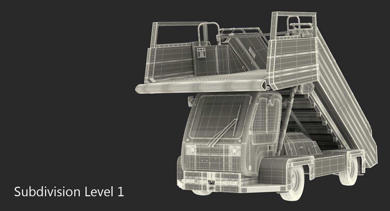 3D Passenger Steps Car TLD ABS 580
