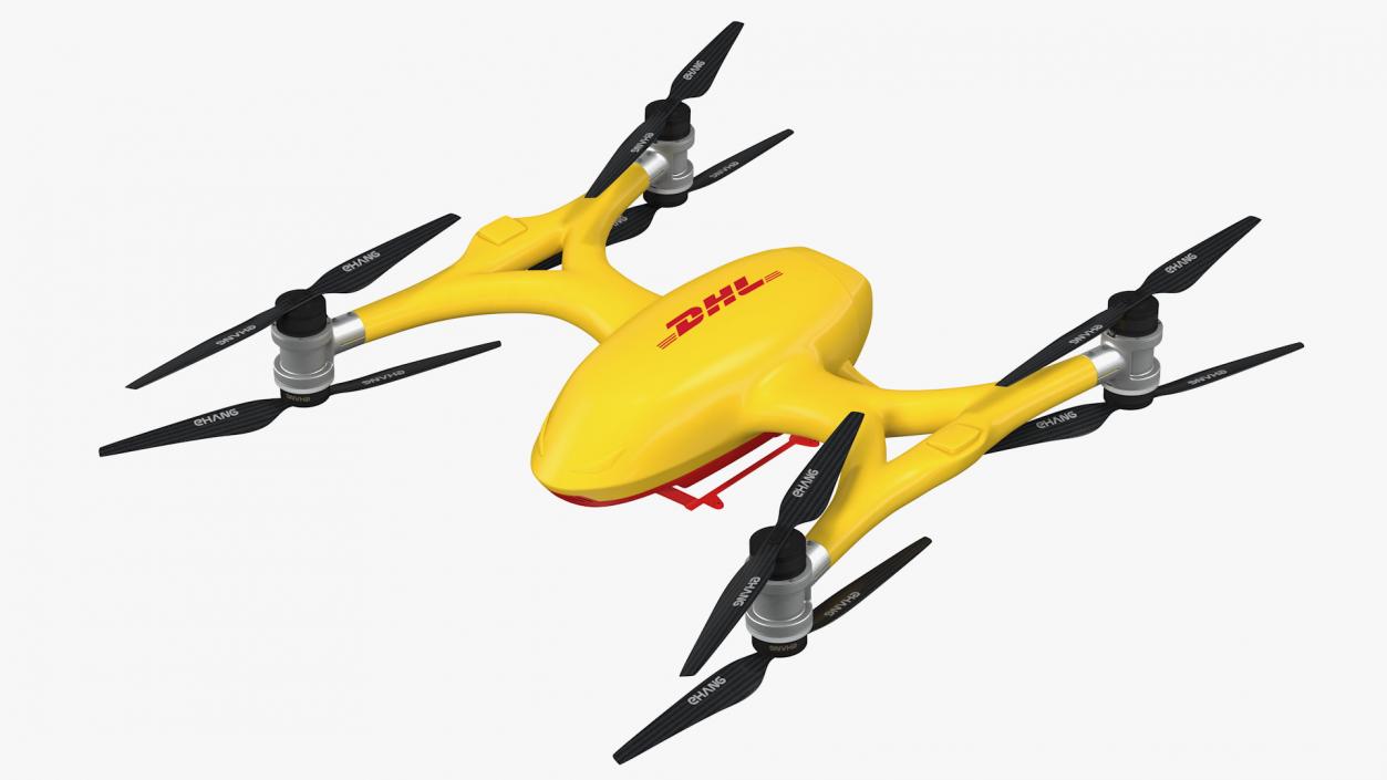 3D model DHL Quadcopter Drone