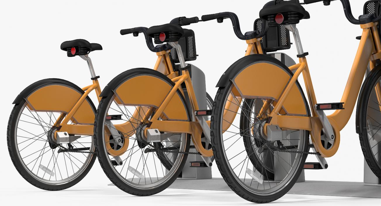 3D Sharing Pay Station with Bicycles Generic