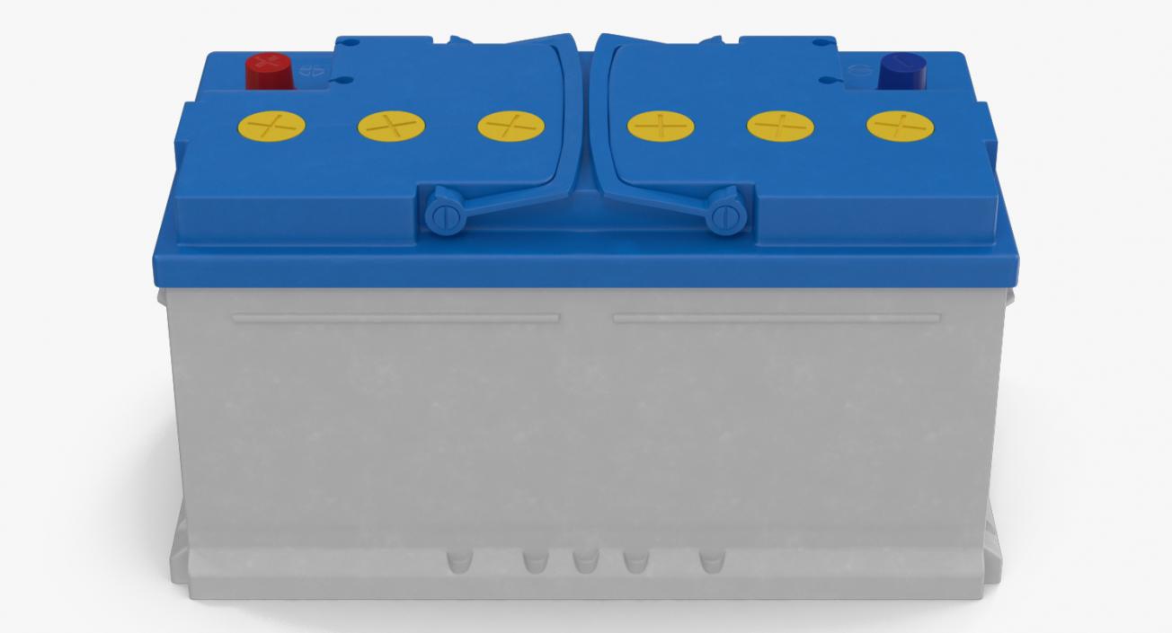 12 Volt Car Battery 3D model