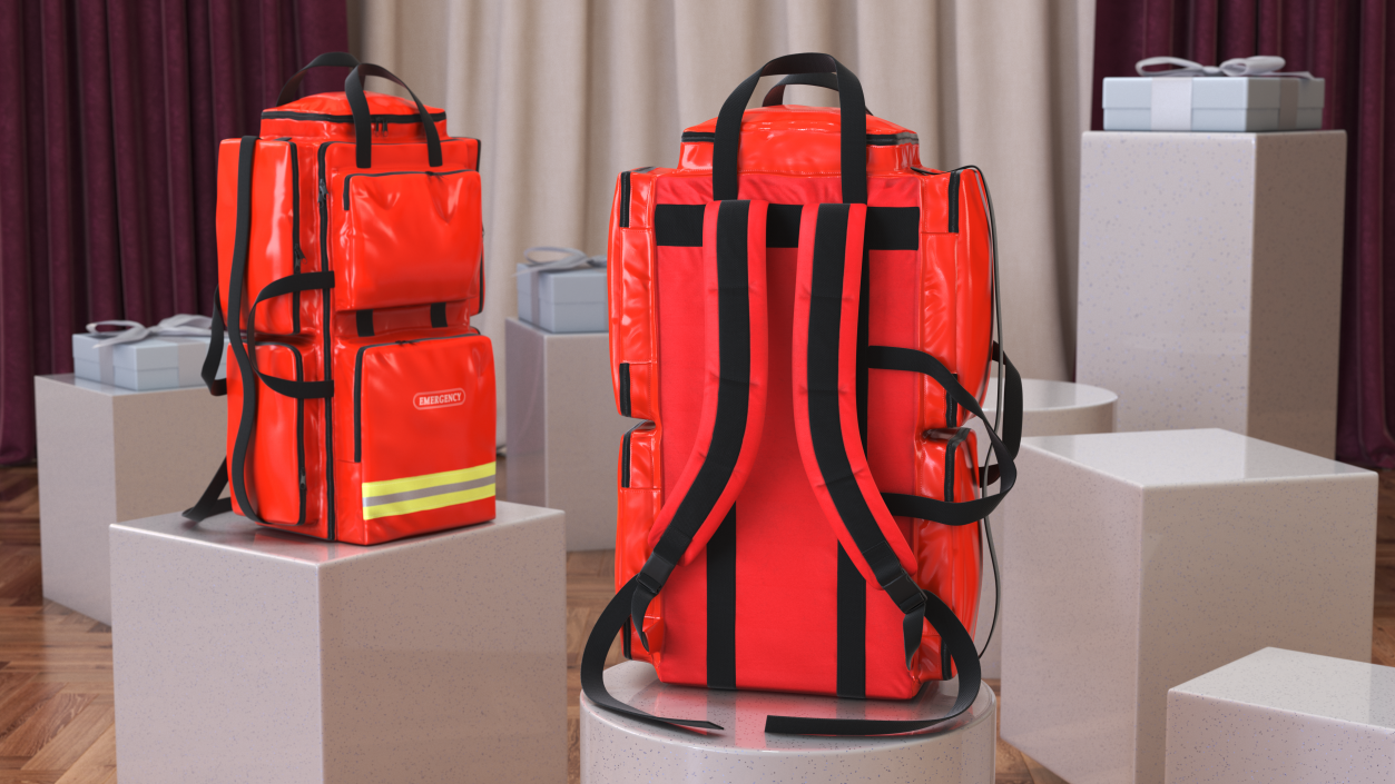 3D Emergency Rucksack model