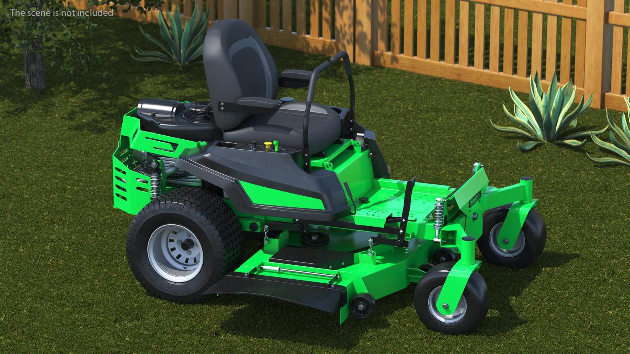 3D Zero Turn Lawn Mower Generic model