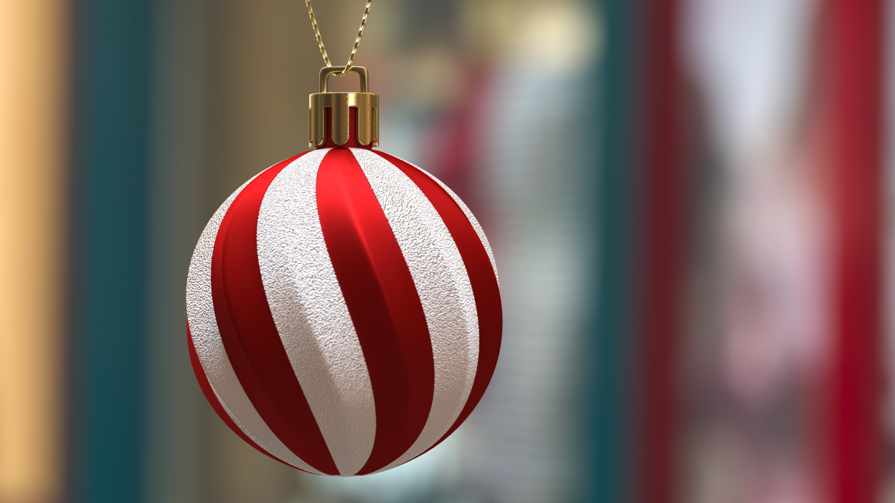 3D Assorted Christmas Ball Ornament Set