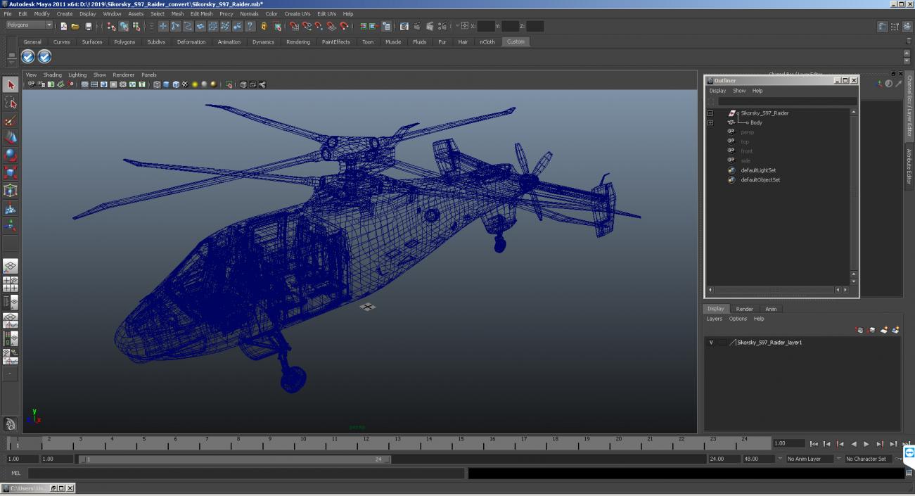 Sikorsky S97 Raider 3D model