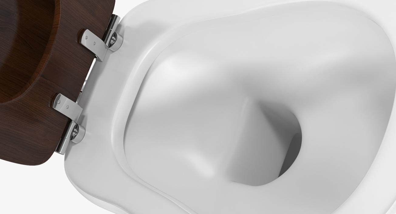 Old Style High Level Toilet 3D