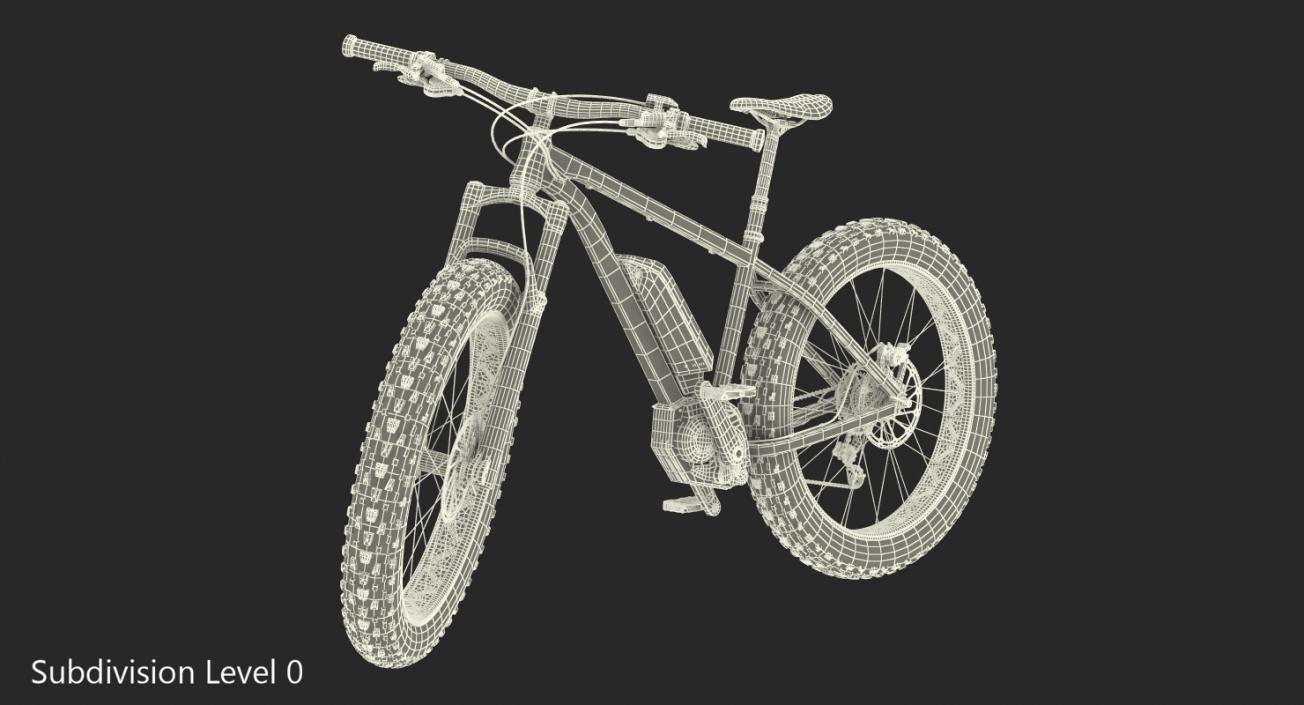 3D model Mondraker E-Panzer Electric Trail Bike Rigged