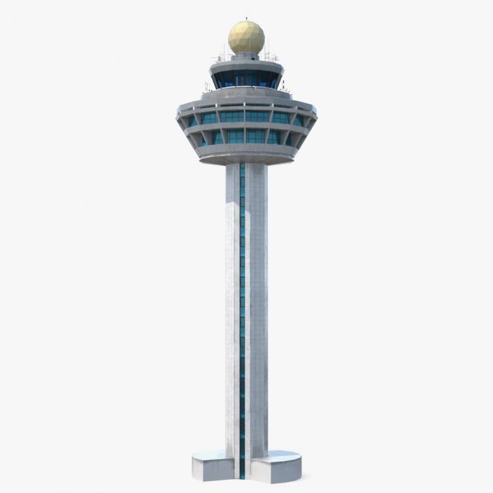 3D Changi Airport Control Tower model