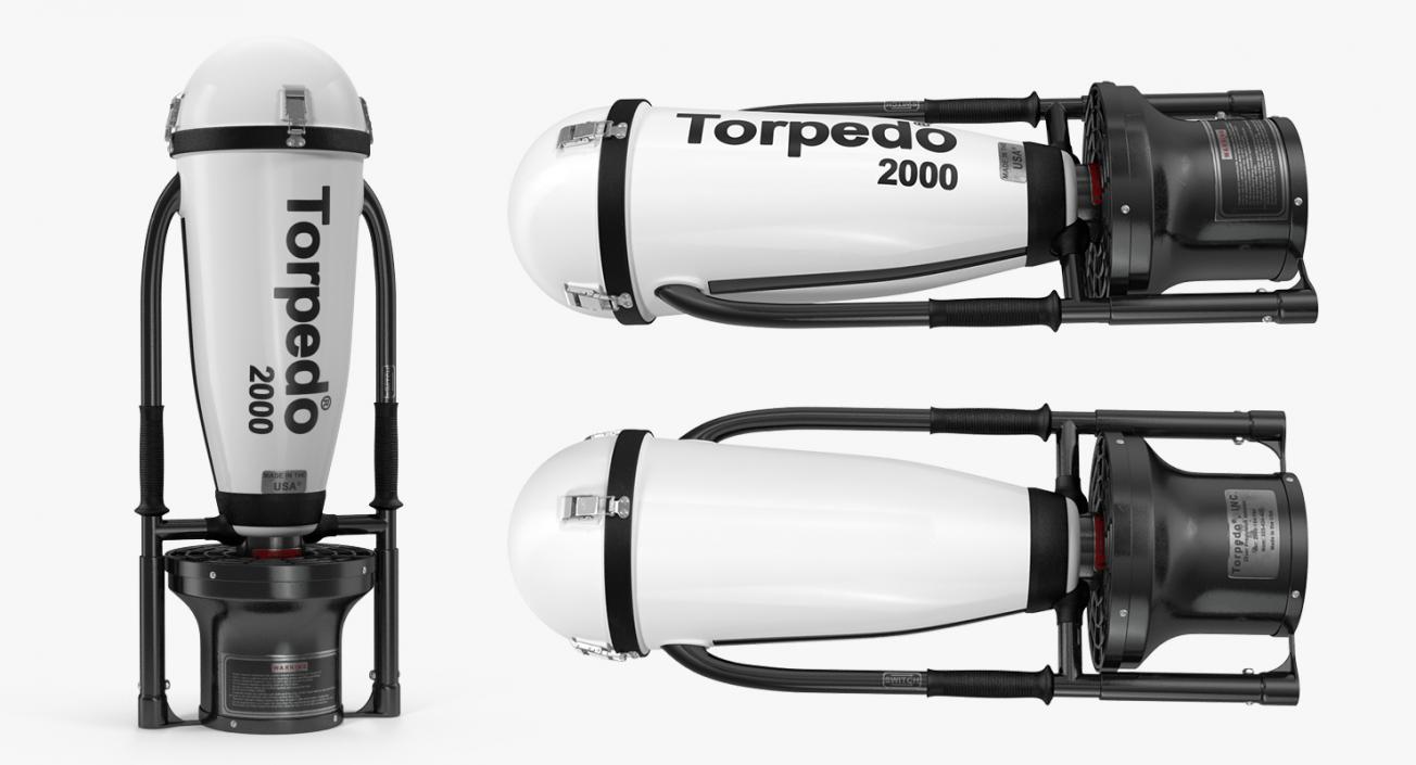 3D Underwater Scooter Torpedo 2000