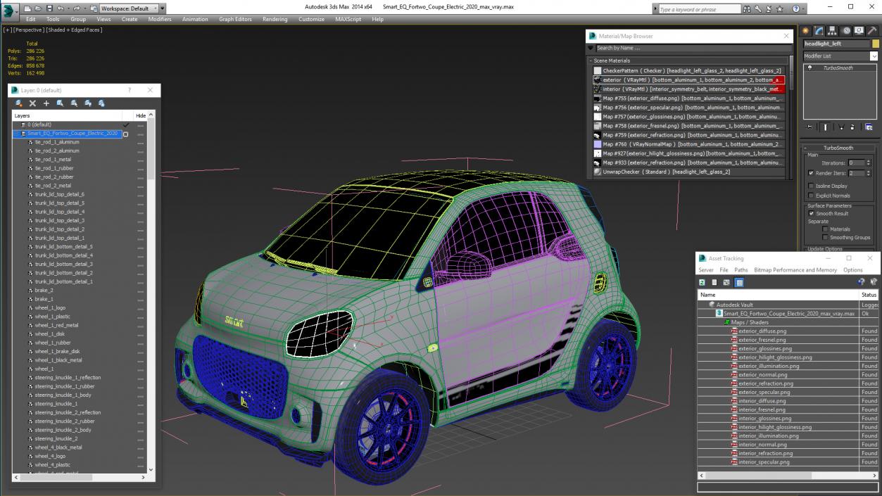 3D model Smart EQ Fortwo Coupe Electric 2020