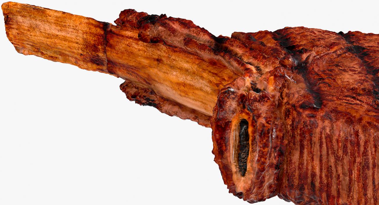 3D BBQ Tomahawk Steak model