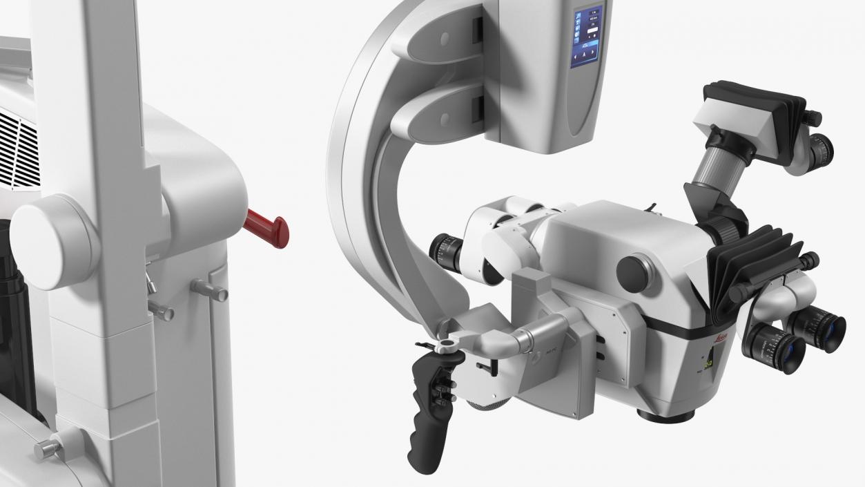 3D Precision Surgical Microscope Leica M530 OHX Rigged
