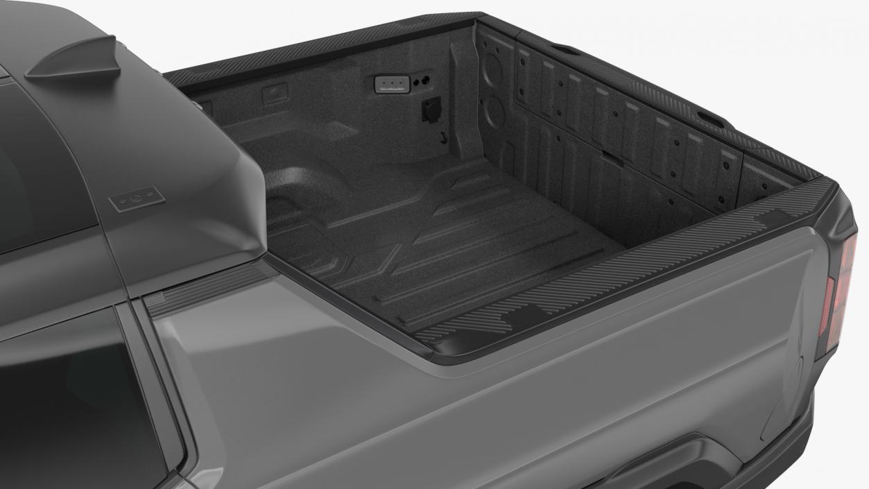 Electric Pickup Truck Simple Interior 3D