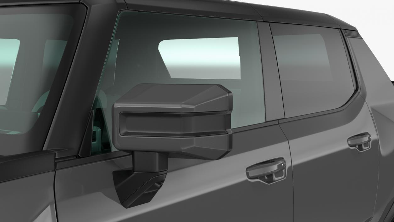 Electric Pickup Truck Simple Interior 3D