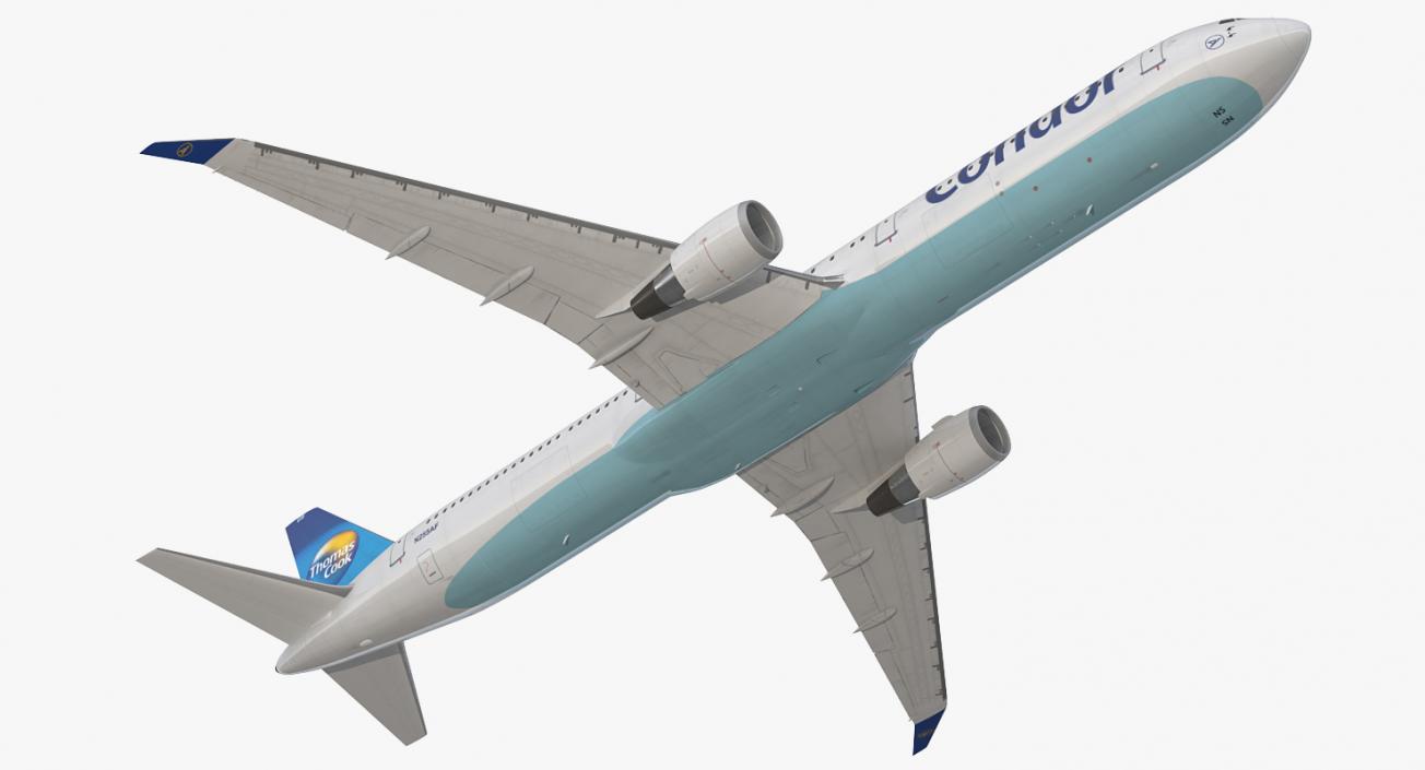 3D Boeing 767-400 with Interior Condor Flugdienst