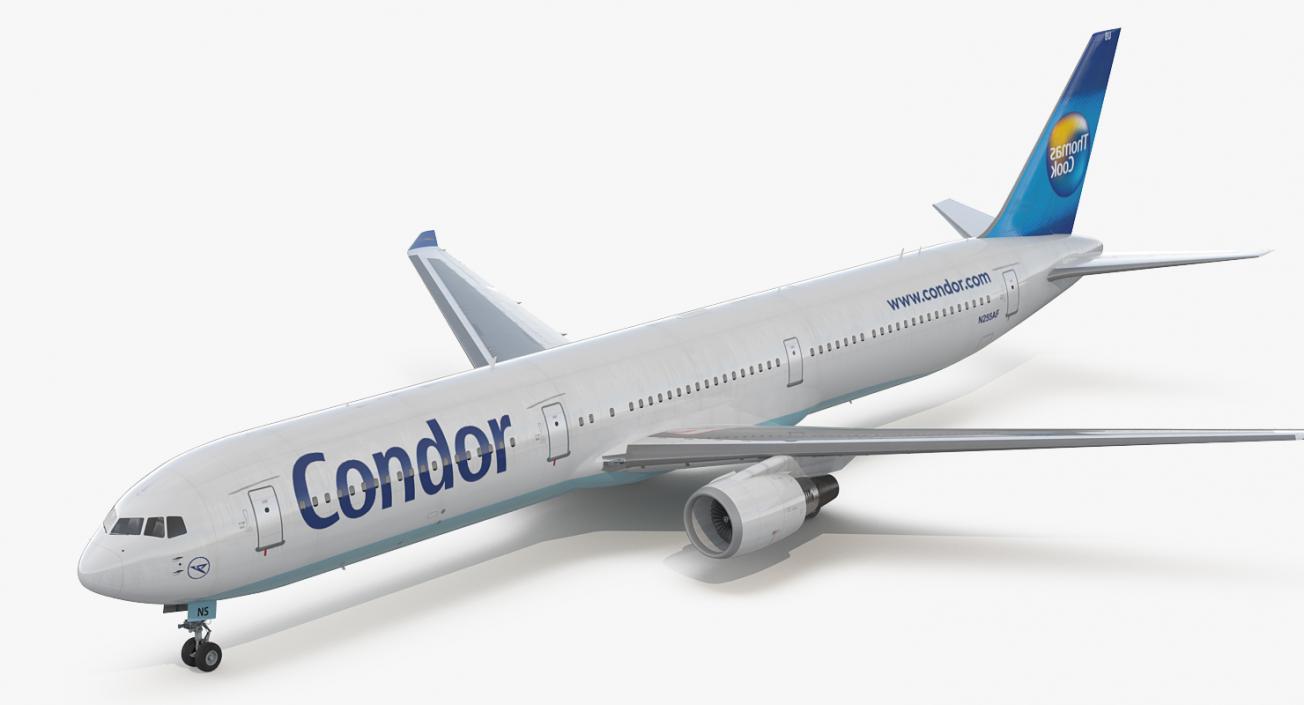 3D Boeing 767-400 with Interior Condor Flugdienst