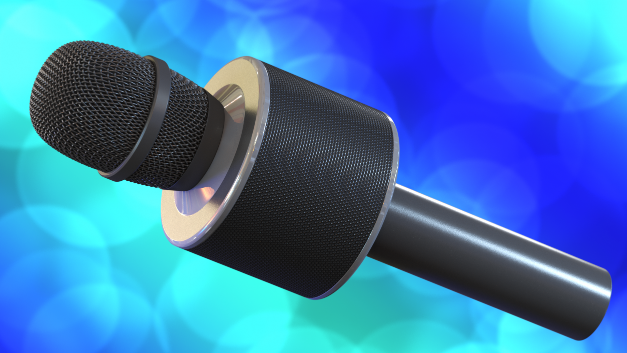 Wireless Bluetooth Mic for Karaoke 3D model
