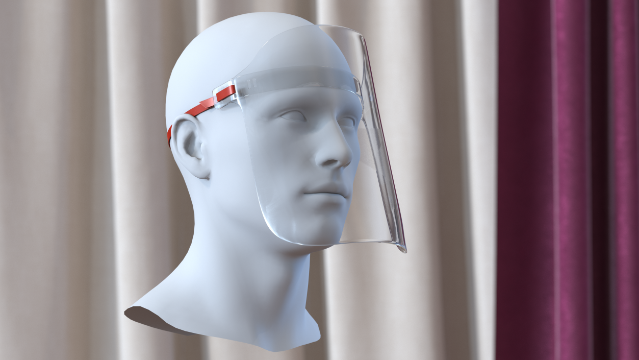 Apple Face Shield 3D