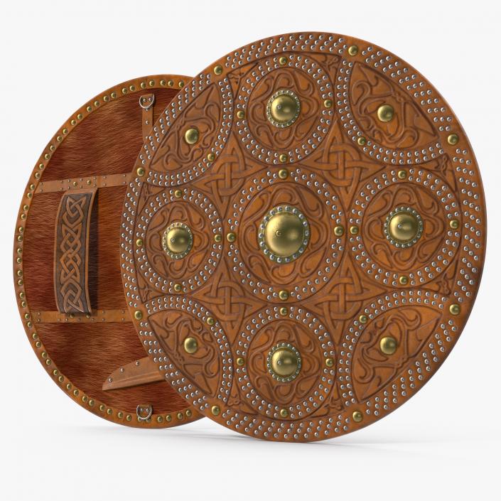 3D Scottish Targe Shield