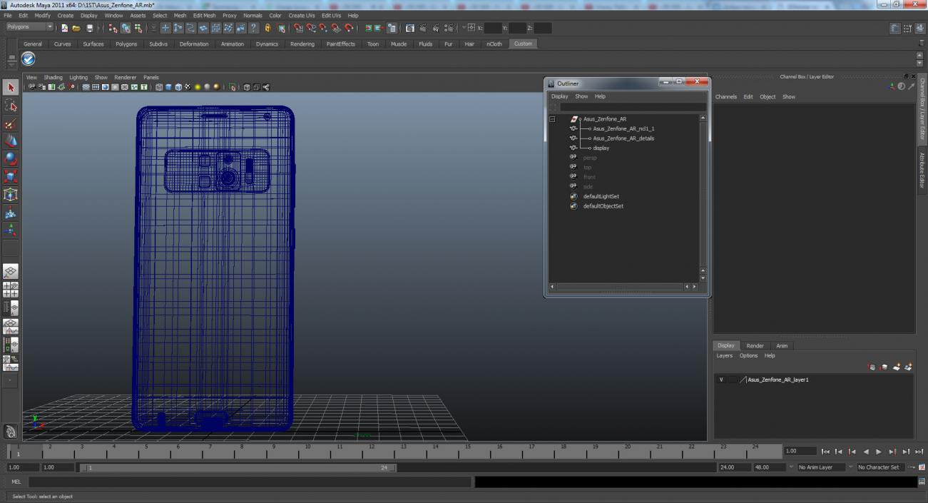 3D model Asus Zenfone AR