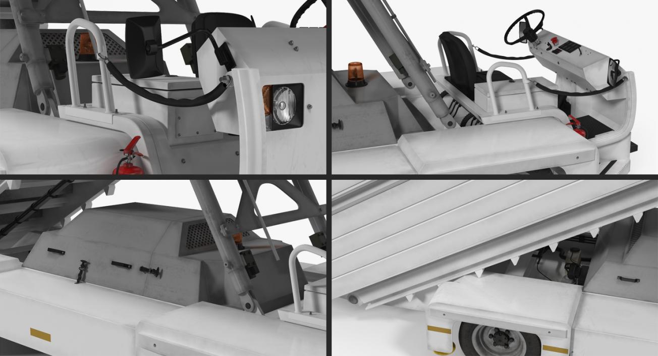 Passenger Steps TLD ABS 580 Rigged 3D model