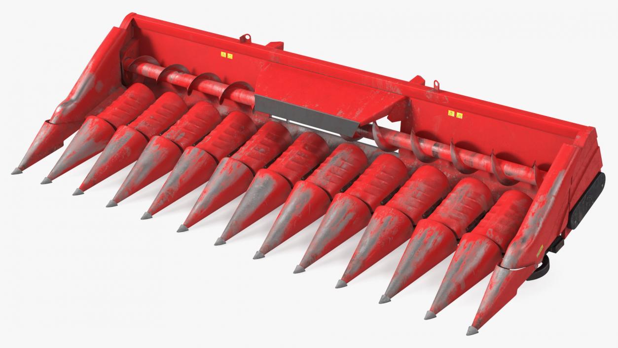 3D Rigid Corn Header 12 Rows Dirty