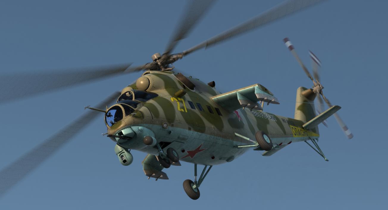 3D model Russian Helicopter Mi-35M