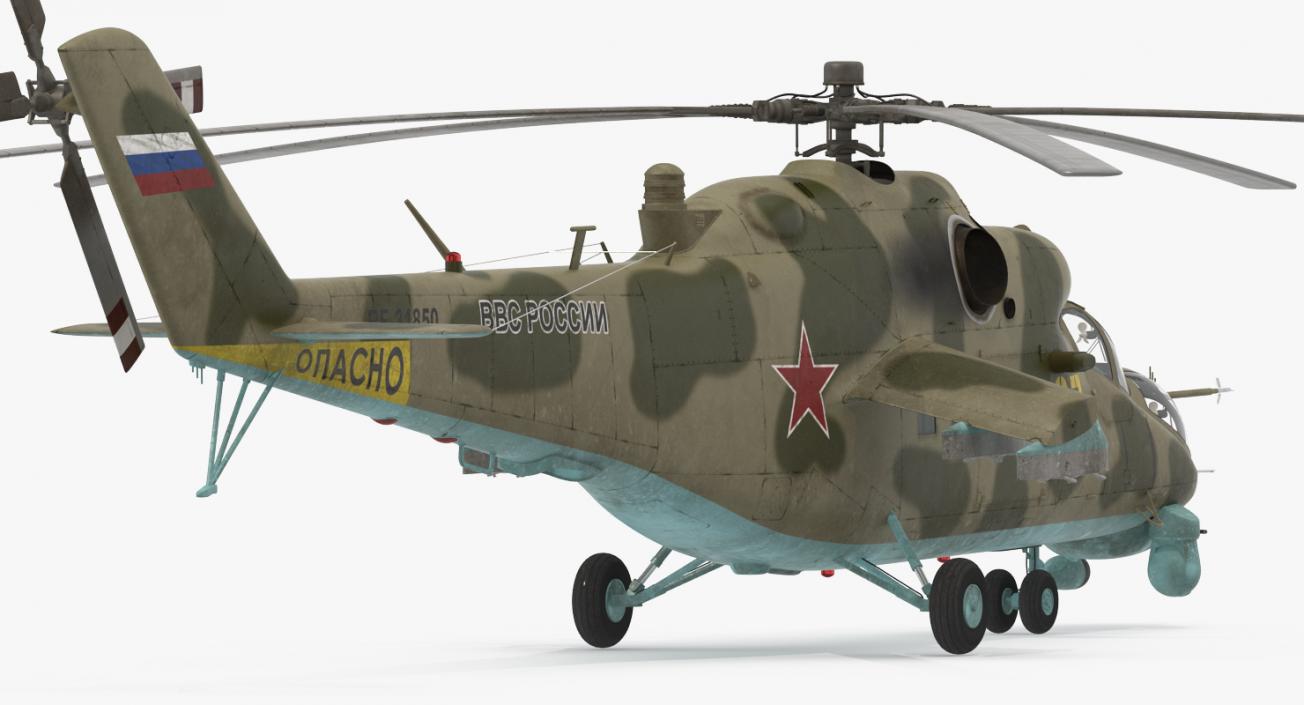 3D model Russian Helicopter Mi-35M