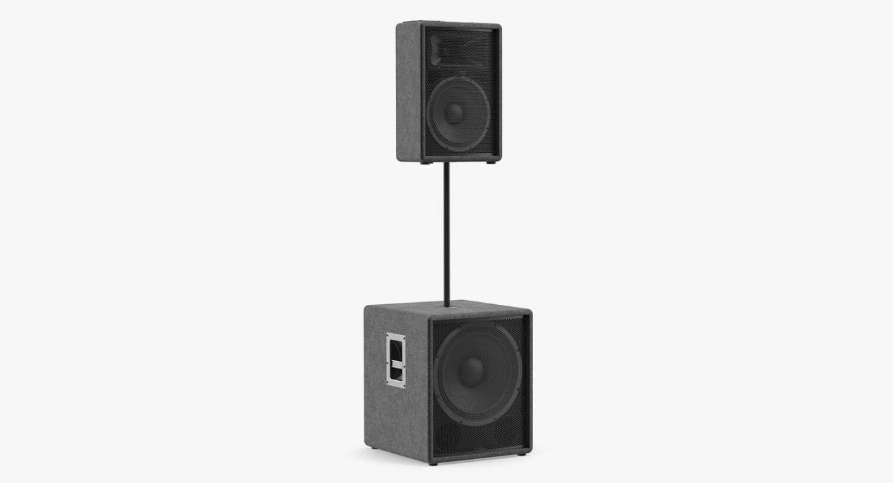 Passive Speakers Generic 3D model