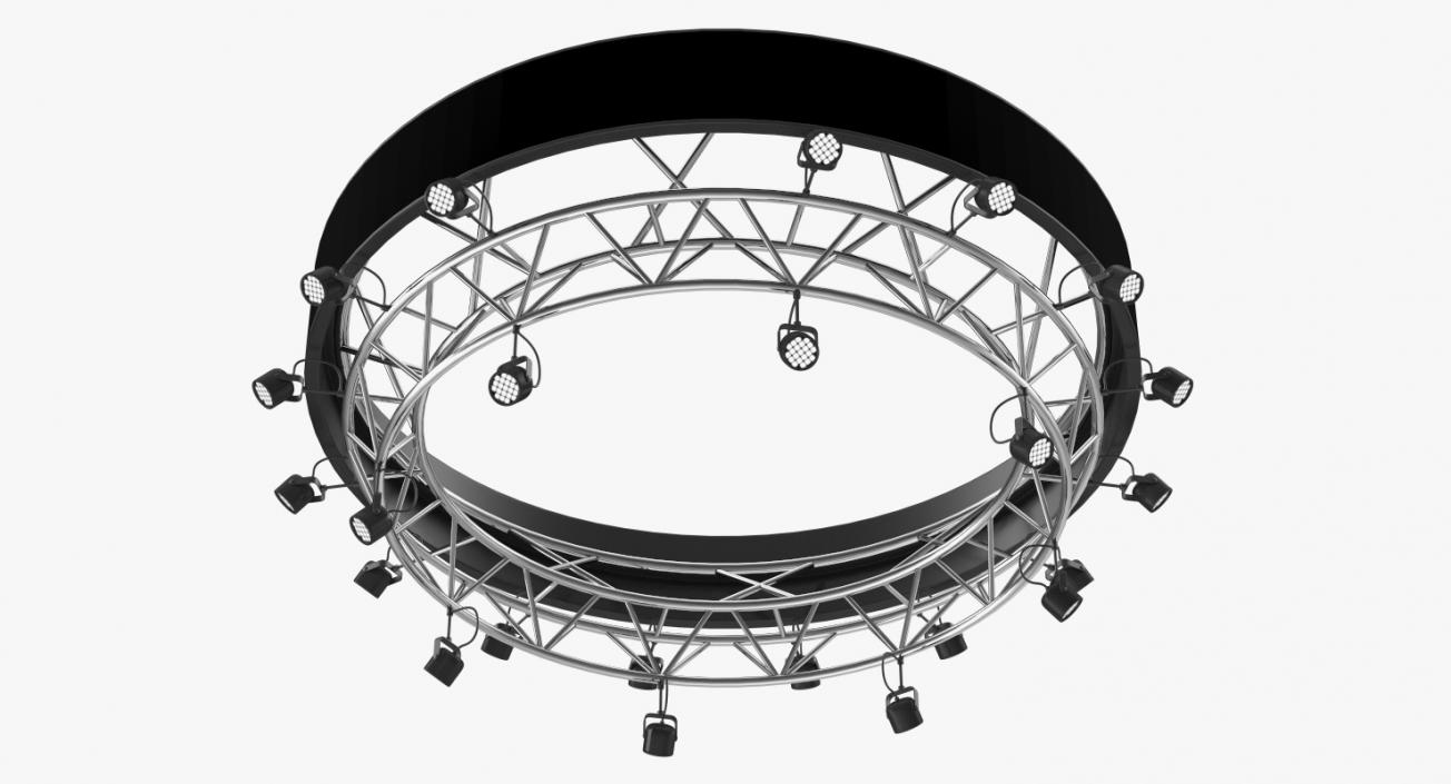 Circular Truss Stage Lighting 3D model