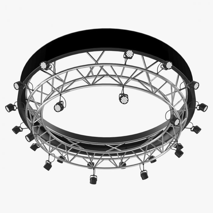 Circular Truss Stage Lighting 3D model