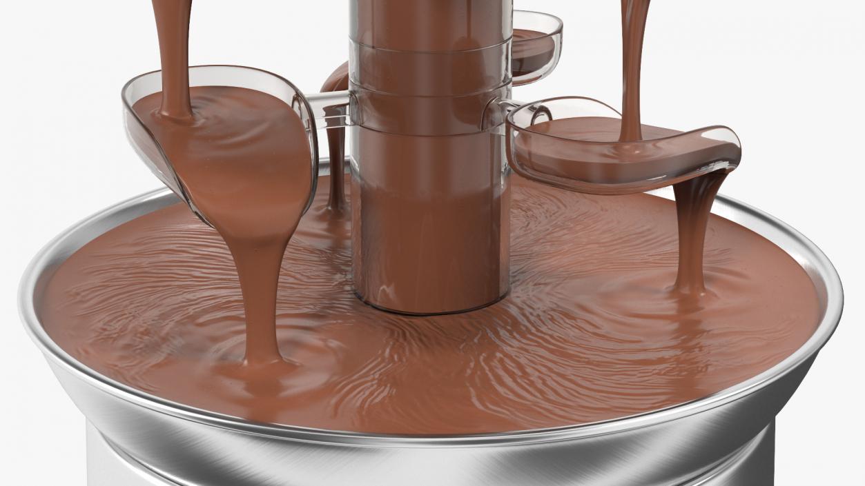 Nostalgia CFF1000 2 Pound Cascading Chocolate Fountain 3D model