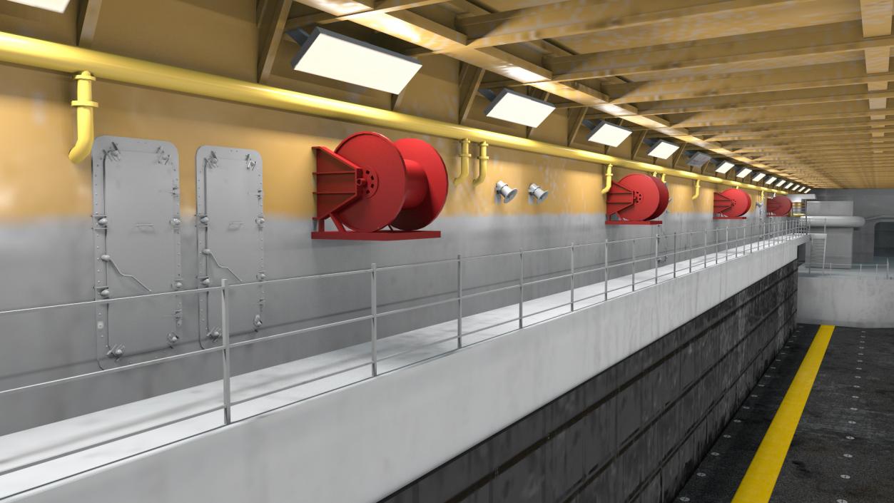 3D model San Antonio Class Amphibious Transport Dock Rigged