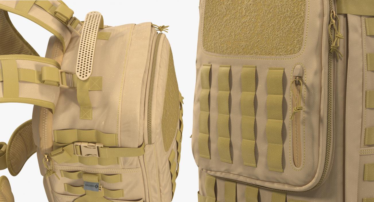 3D model Tactical Military Trekking Backpack