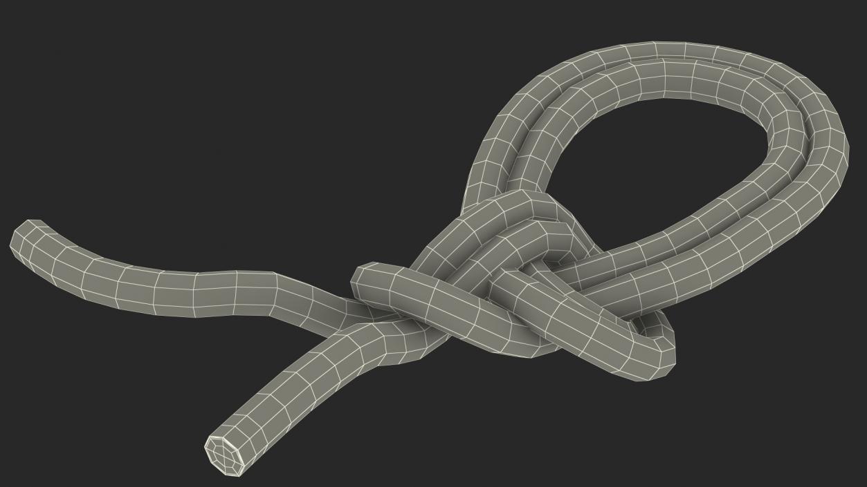 3D Bowline on a Bight Knot model