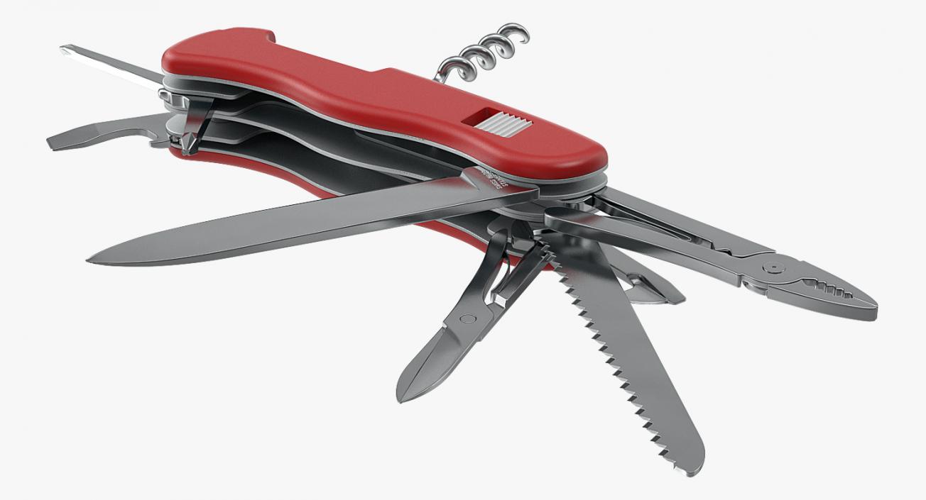 Multipurpose Swiss Knife 3D model