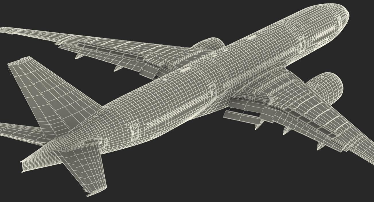 Boeing 777 200LR Emirates Airlines 3D model