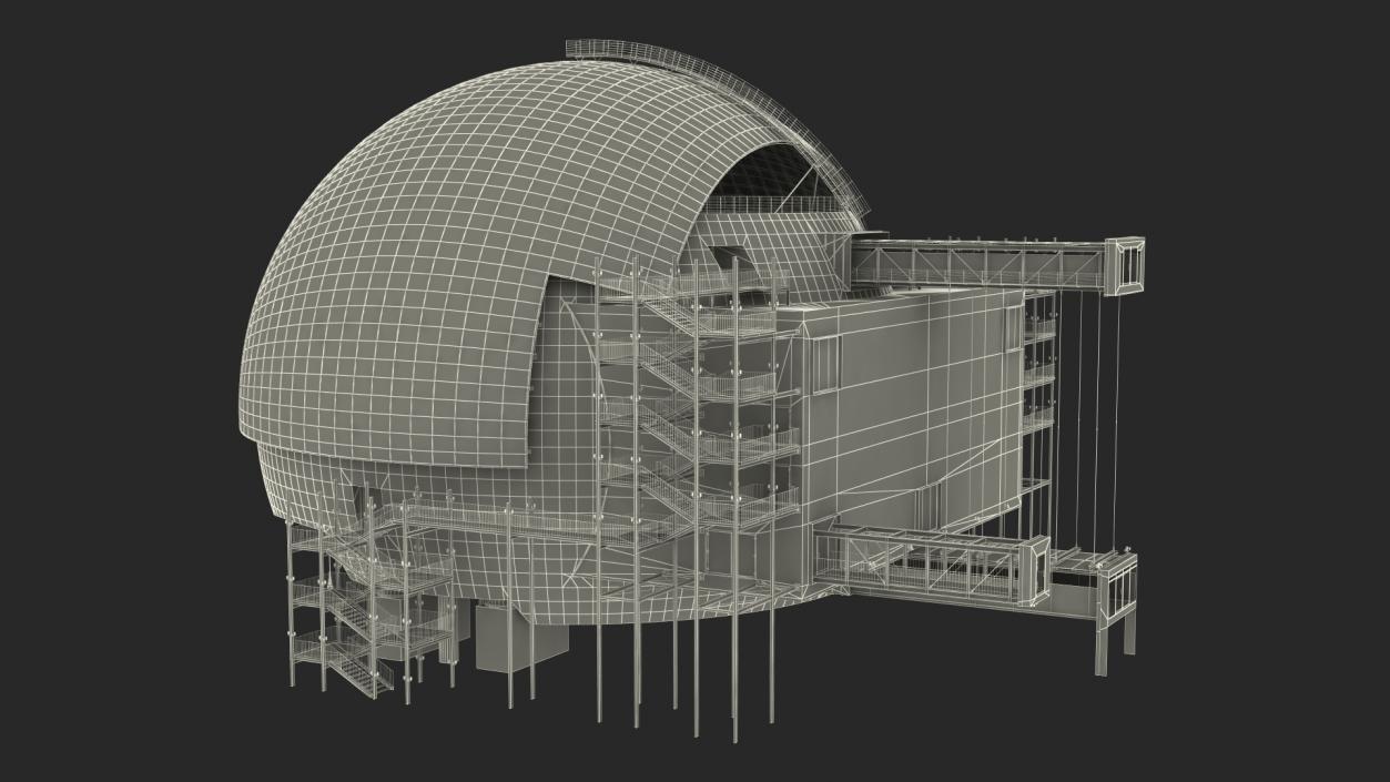 The Sphere Movie Theatre 3D model