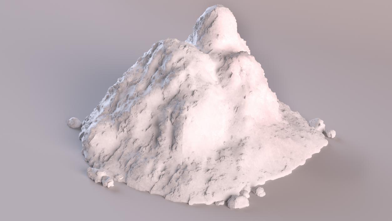 3D model White Snow Pile